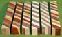 Blank #370 - Segmented Pen Turning Blanks, Assorted Exotic Hardwoods, Set of 6,  3/4 x 3/4 x 5 1/2+ ~ $18.99